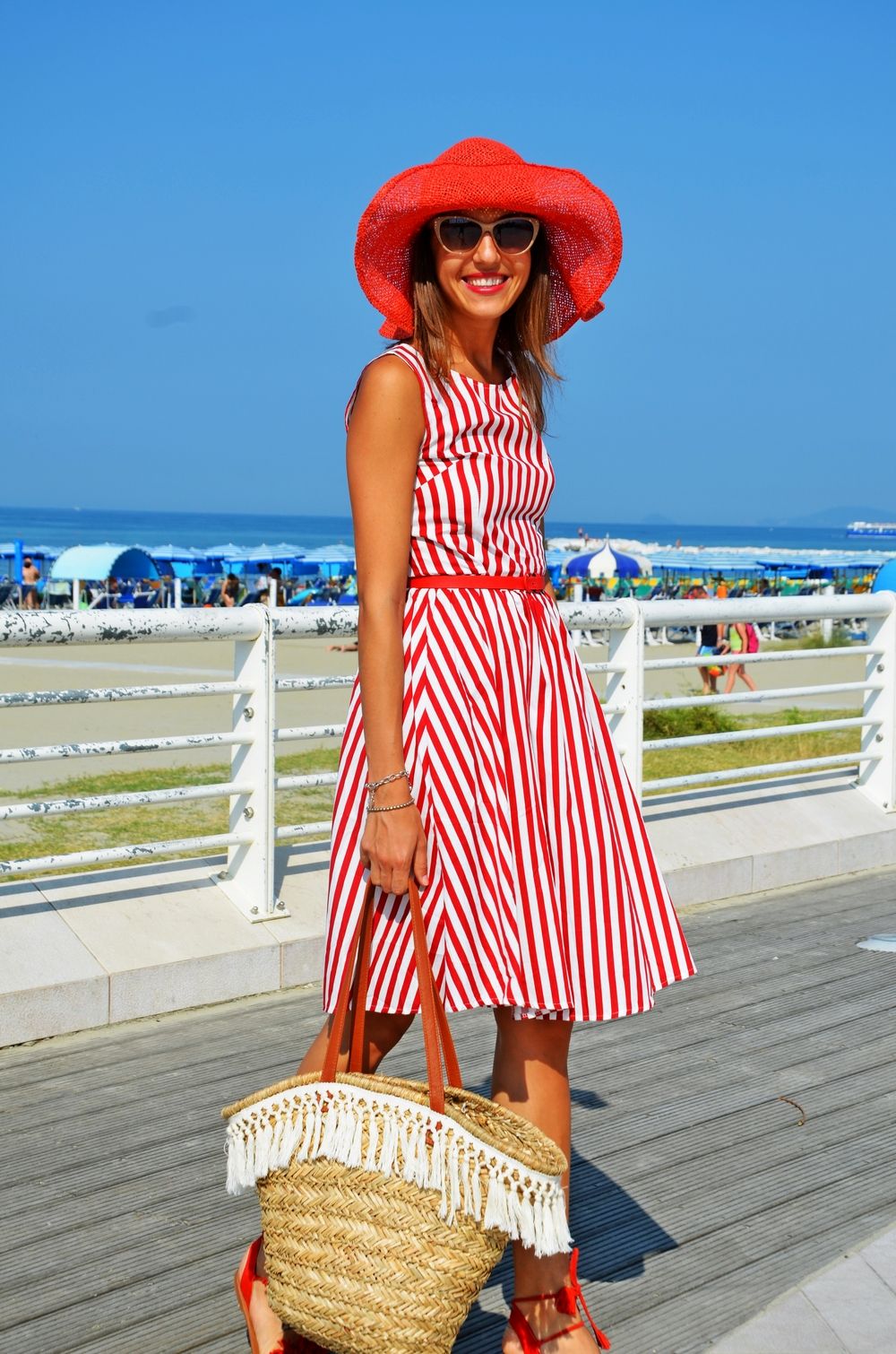Red & White dress | Welcome to my world